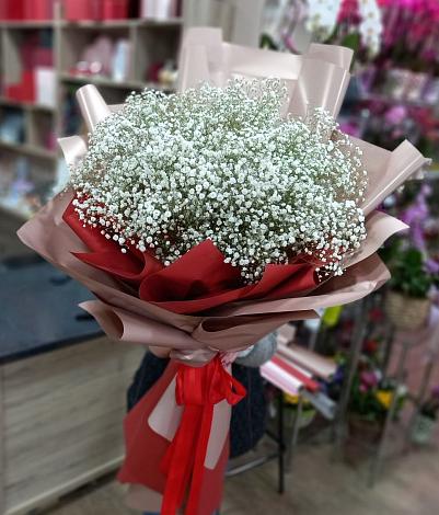 Букет цветов из: Гипсофила в Каринское
