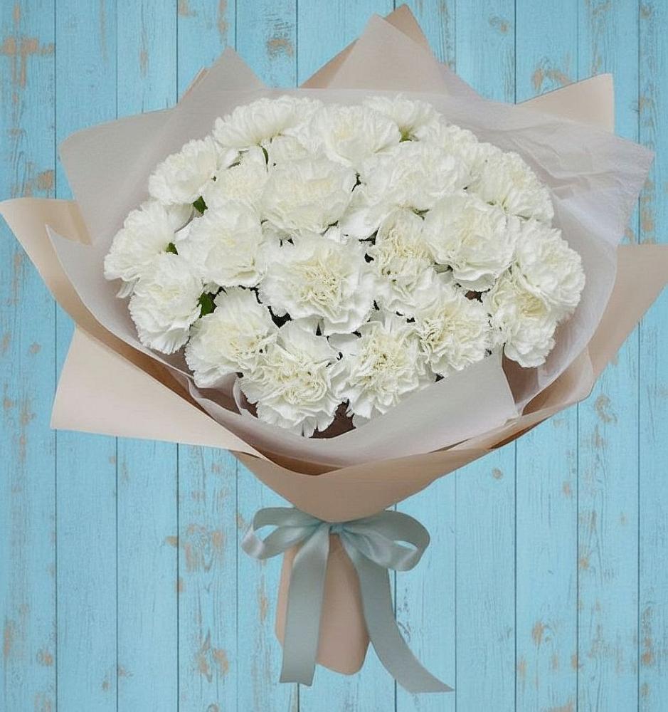 Букет цветов из: Гвоздики в Каринское