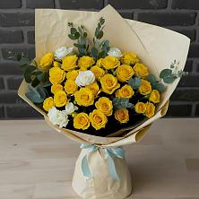 Букет цветов из:  Розы в Каринское