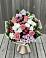 Букет цветов из: Альстромерии, Гвоздики, Розы и Хризантемы в Каринское