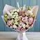 Букет цветов из: Альстромерии и Розы в Каринское