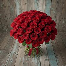 Букет 55 Красных роз Фридом #REPLACE_PRED# Каринское