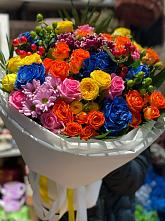 Букет цветов из:  Розы и Хризантемы #REPLACE_PRED# Каринское