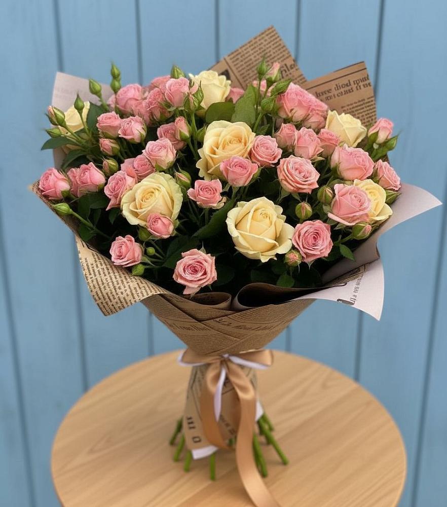 Букет цветов из: Розы в Каринское