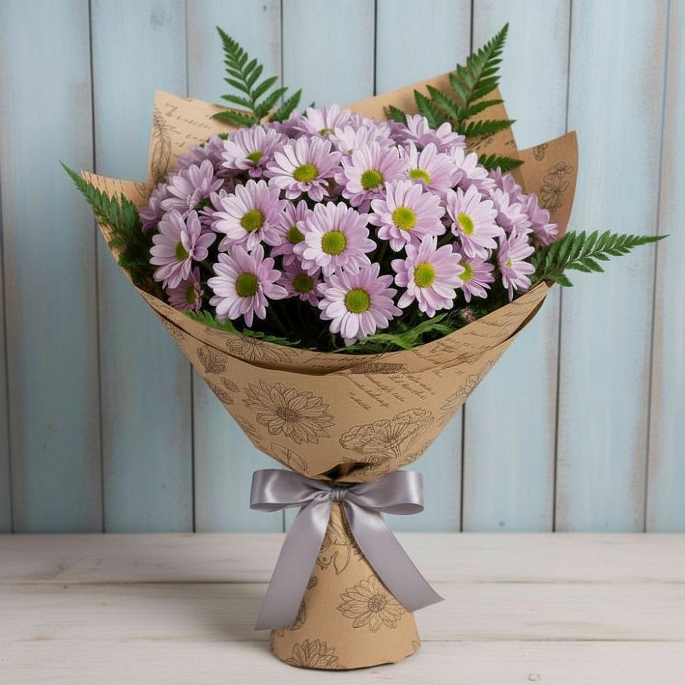 Букет цветов из: Хризантемы в Каринское