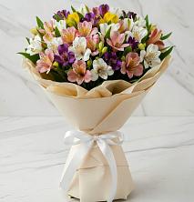 Букет цветов из:  Альстромерии в Каринское