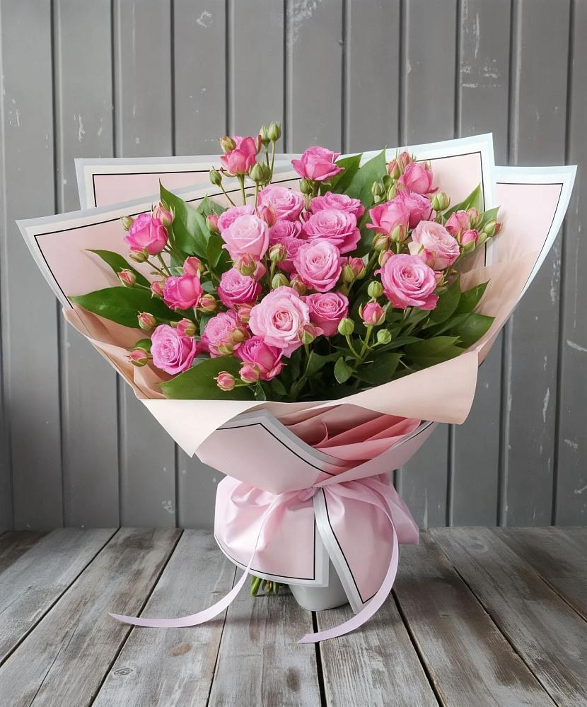 Букет Розовый кустик в Каринское