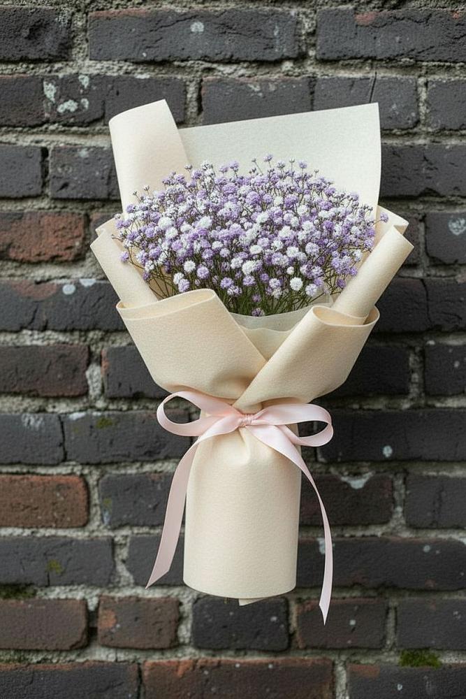 Букет цветов из: Гипсофила в Каринское