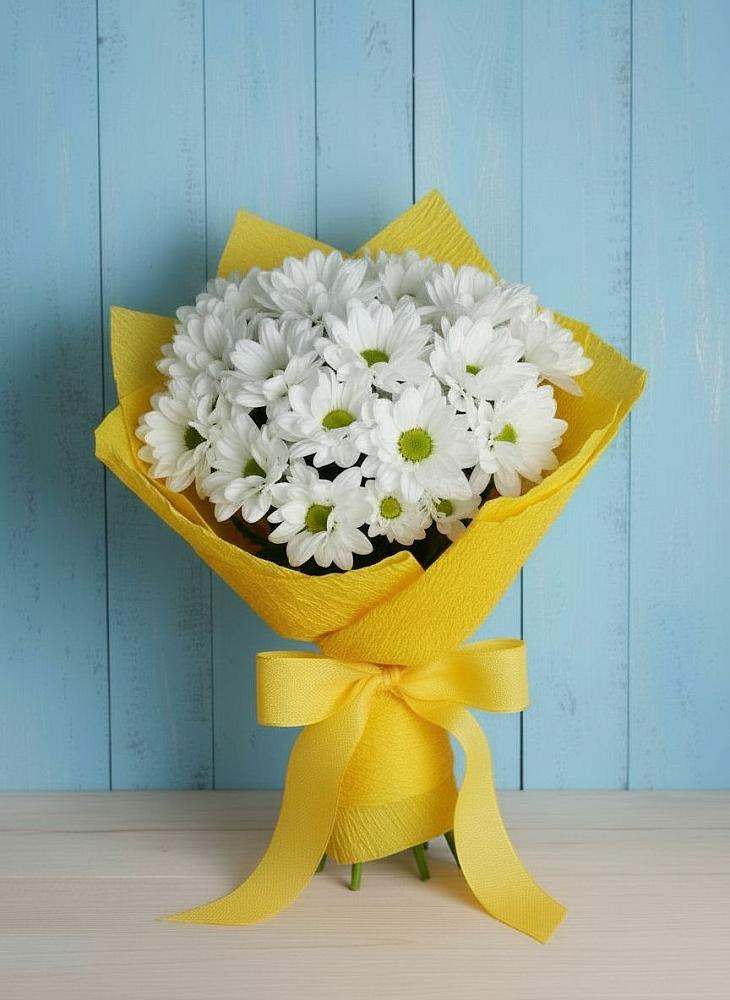 Букет цветов из: Хризантемы в Каринское