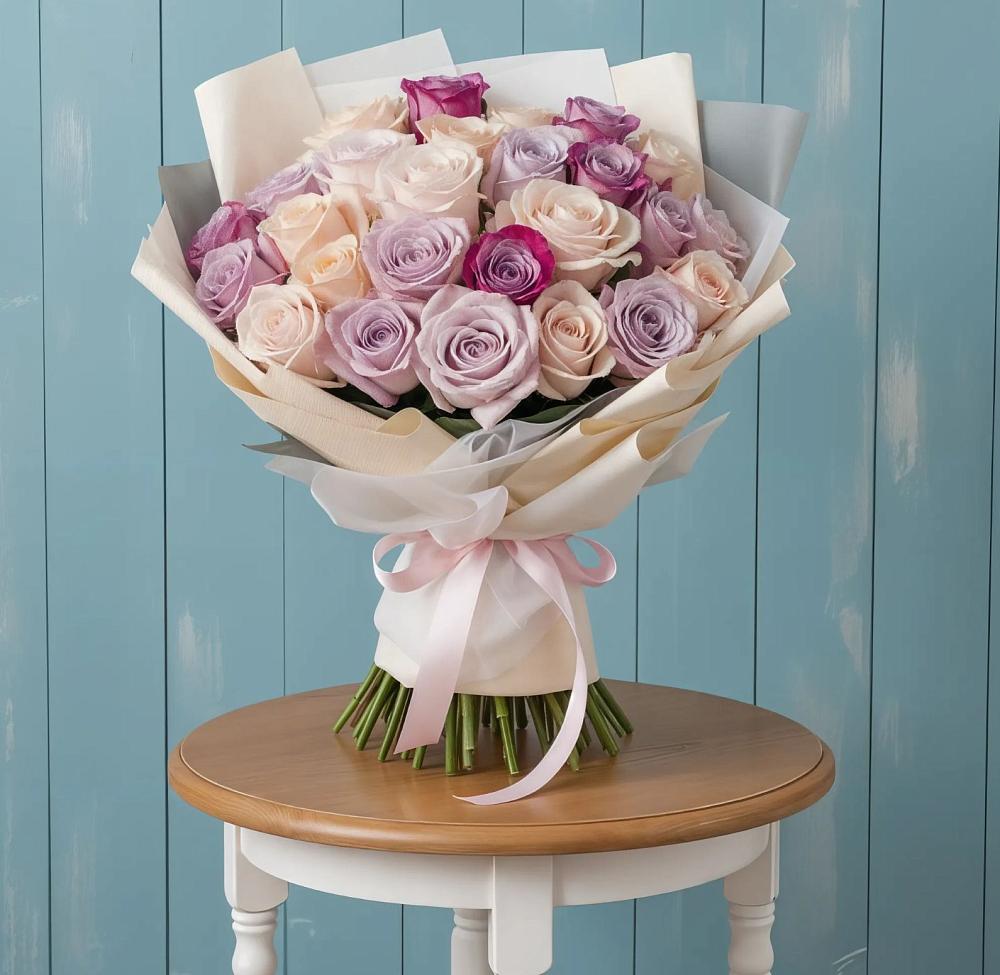 Букет цветов из: Розы в Каринское