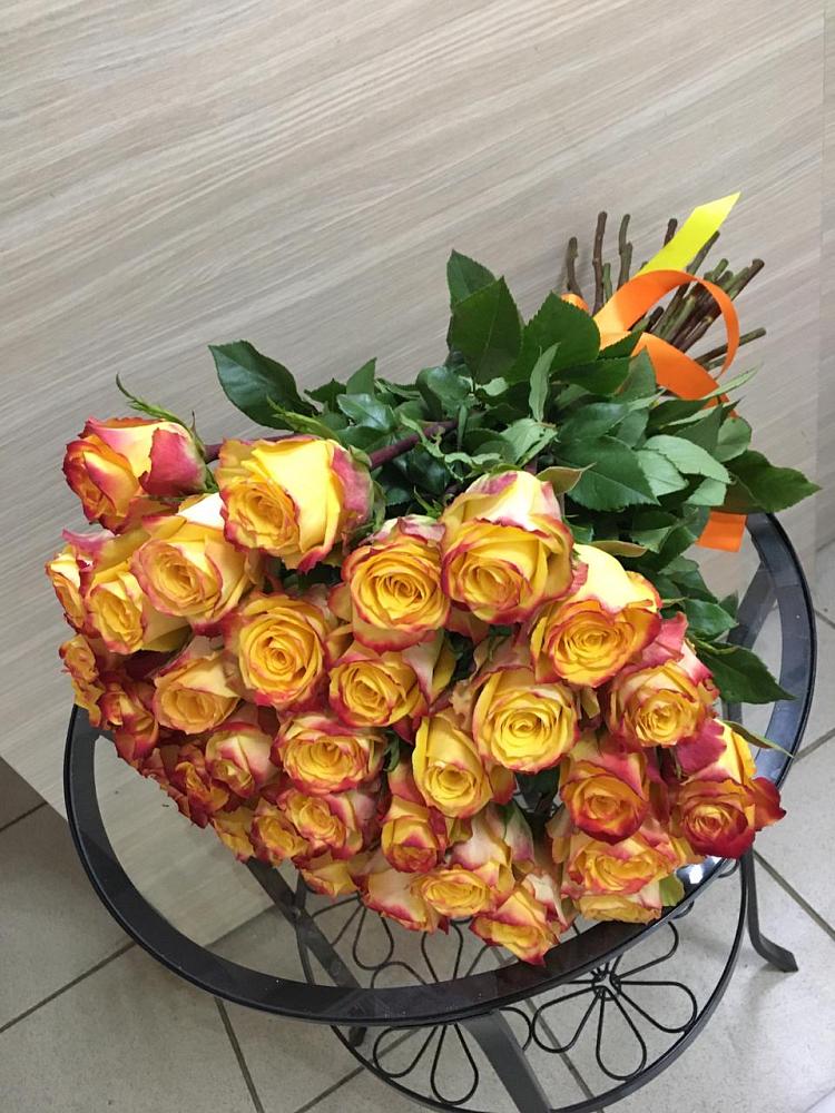 Букет Желтые розы в Каринское