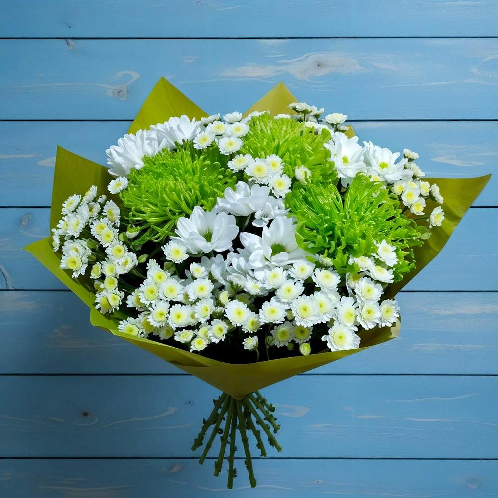 Букет цветов из: Хризантемы в Каринское