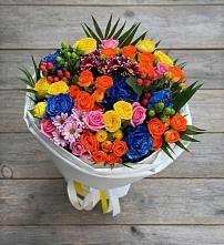 Букет цветов из:  Розы и Хризантемы #REPLACE_PRED# Каринское