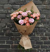 Букет цветов из:  Розы в Каринское