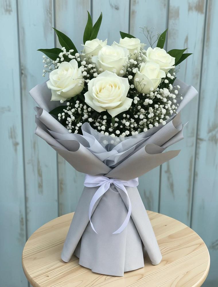 Букет цветов из: Розы в Каринское