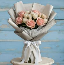 Букет цветов из:  Розы в Каринское