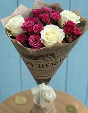 Букет цветов из:  Розы в Каринское