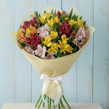 Букет цветов из:  Альстромерии в Каринское