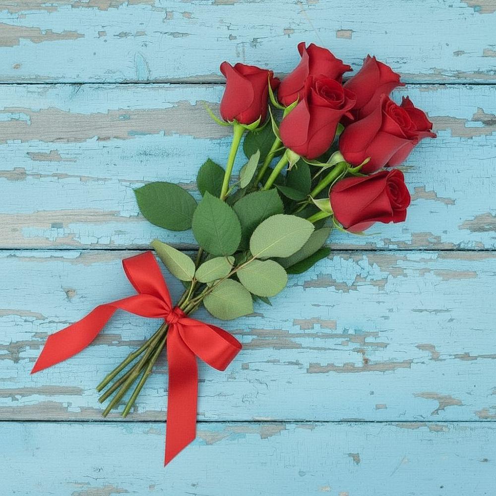 Букет Красные розы в Каринское