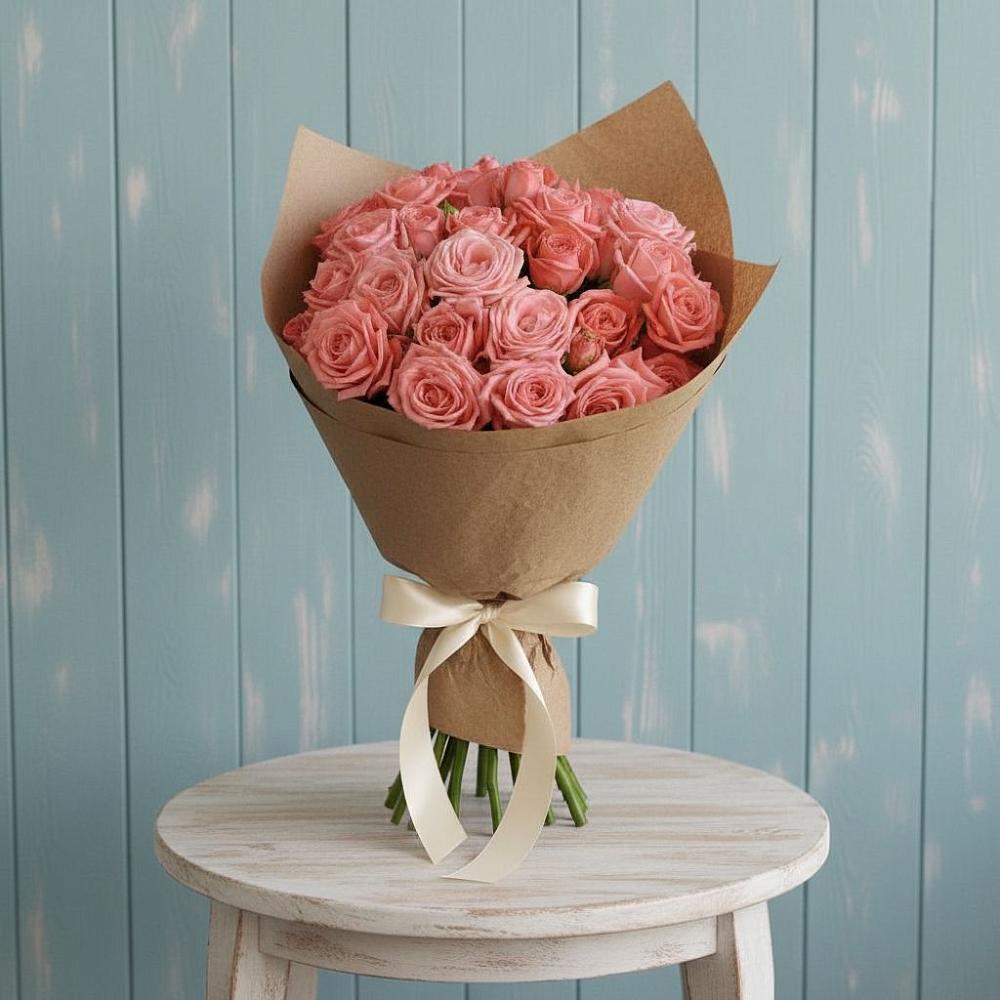 Букет цветов из: Розы в Каринское