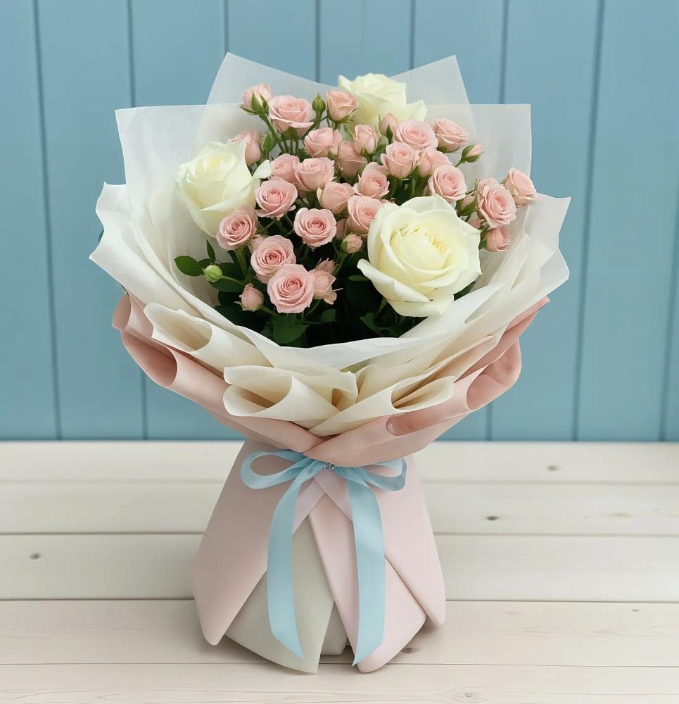 Букет цветов из: Розы в Каринское