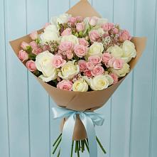 Букет цветов из:  Розы в Каринское